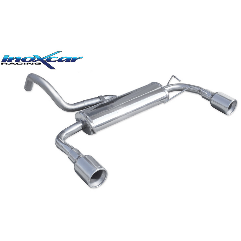Endschalldämpfer Inoxcar  102mm Rolled für FIAT 500 C (312_)  1.3 D Multijet (312CXB1A) 75ps