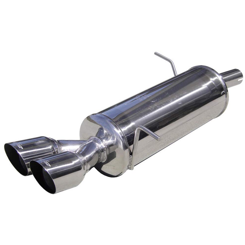 Endschalldämpfer Inoxcar  2x80mm Racing Angled für FORD FIESTA VI (CB1, CCN)  1.6 Ti 120ps