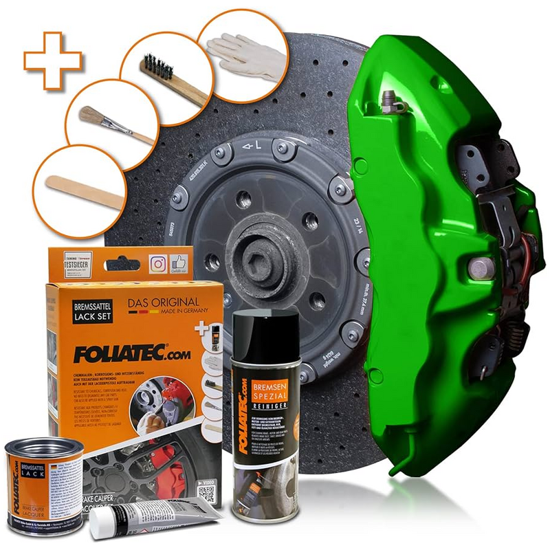  Foliatec Power Green Bremssattellack-Set 125ml für BMW 7 (E65, E66, E67)  745 d 329ps