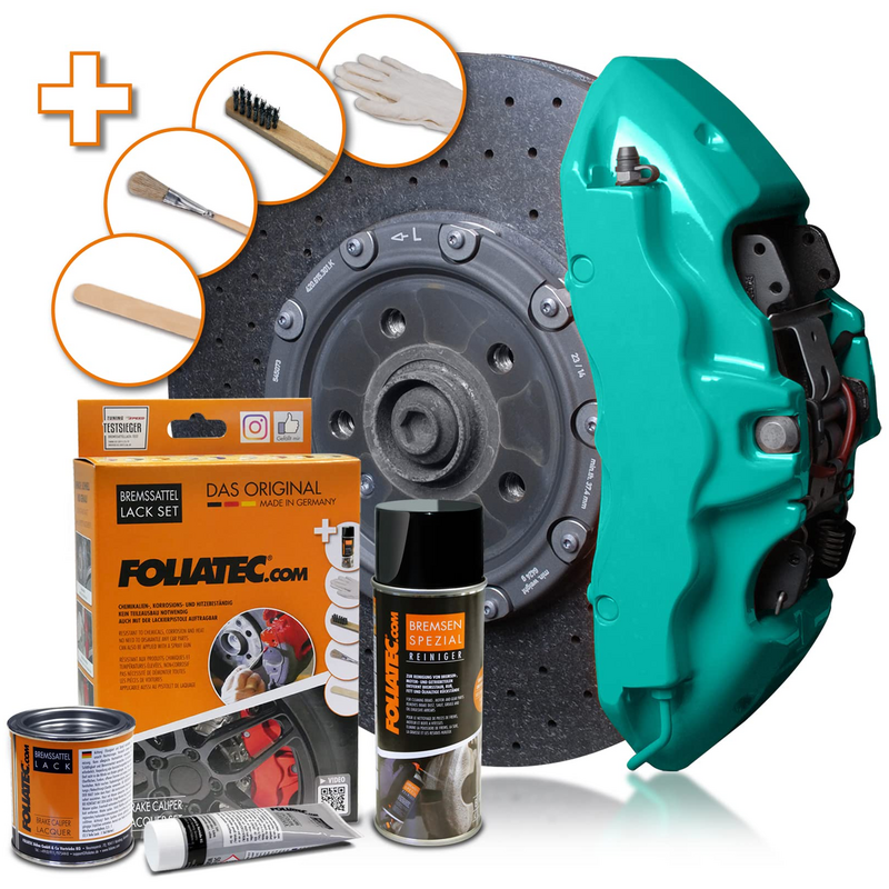  Foliatec Ocean Turquoise Bremssattellack-Set 125ml für AUDI A8 D3 (4E2, 4E8)  4.2 TDI quattro 326ps
