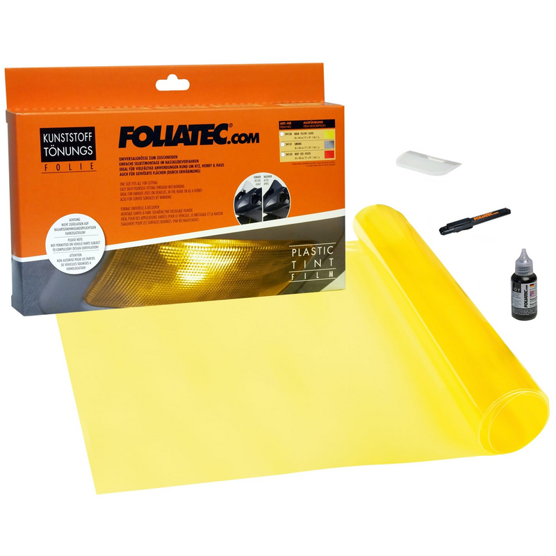 Film teinté Foliatec Jaune 30x100cm pour BMW 3 Compact (E36)  316 i 102cv