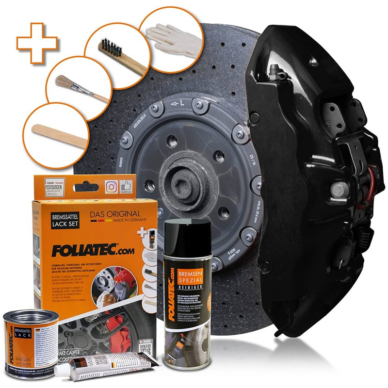  Foliatec Midnight Black Bremssattellack-Set 125ml für MINI MINI (R56)  Cooper S 184ps