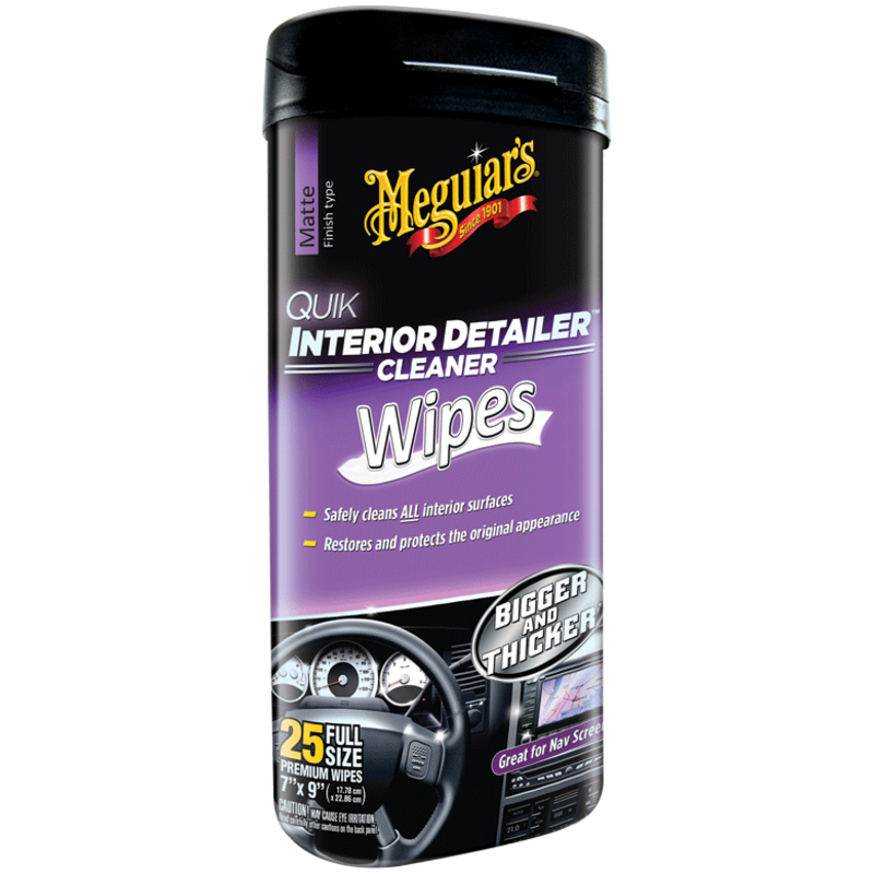 Lingettes Meguiars Quik Interior Detailer  pour MINI MINI Décapotable (R57)  Cooper 120cv