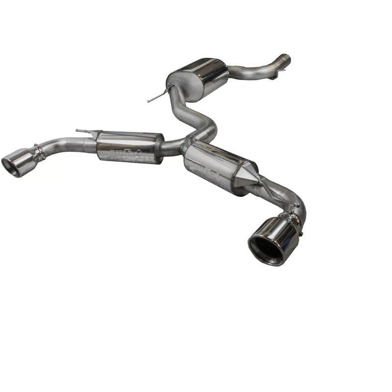Cat-Back Bull-X  3" 101mm Rolled pour VW GOLF VI (5K1)  2.0 GTi 210cv