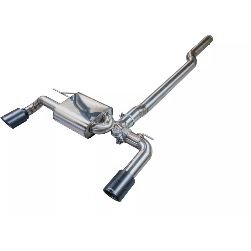Cat-Back mit Klappensystem Bull-X Ego-X 3.5" 102mm Carbon