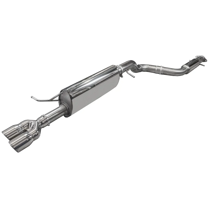 Cat-Back Bull-X  3" 2x76mm Straight Cut für SEAT LEON (1M1)  1.8 T Cupra R 209ps