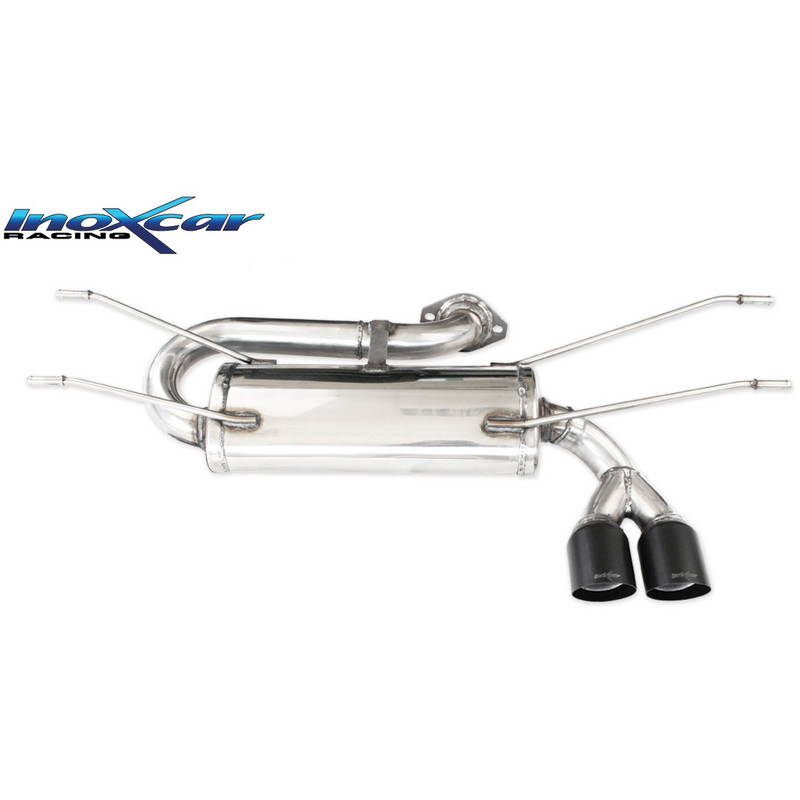 Endschalldämpfer Inoxcar  2x80mm Ceramic Black