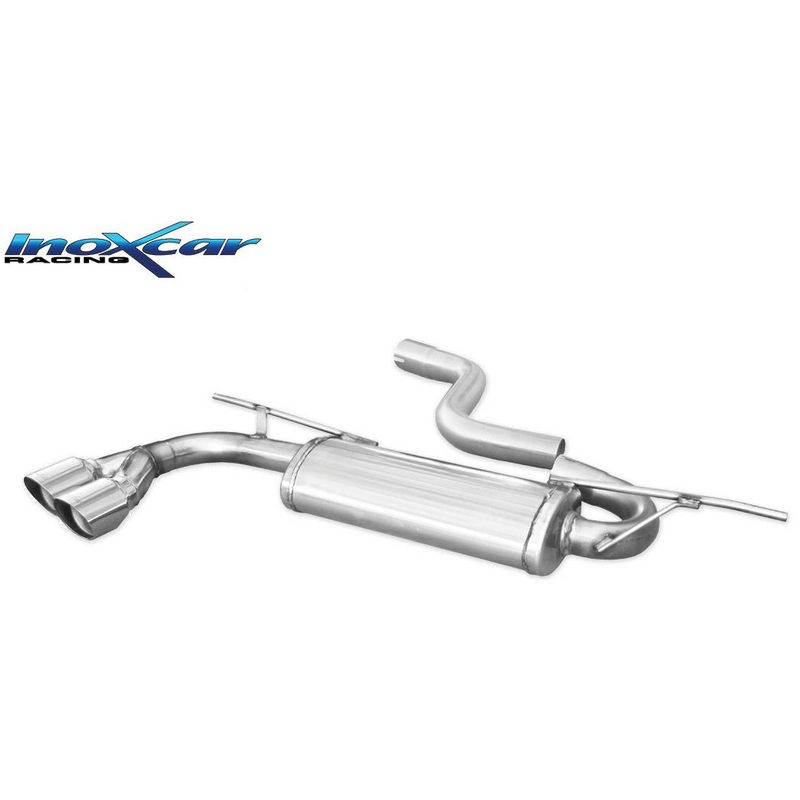 Echappement Final Inoxcar  2x80mm Racing pour AUDI A3 Sportback (8VA, 8VF)  35 TFSI 150cv