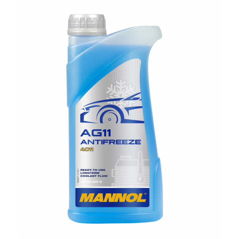 Antigel prêt à l'emploi Mannol 4011 AG11 -40° 1L pour DACIA SANDERO  1.4 (BS0C, BS0A, BS0G, BS1F, BS0E) 75cv