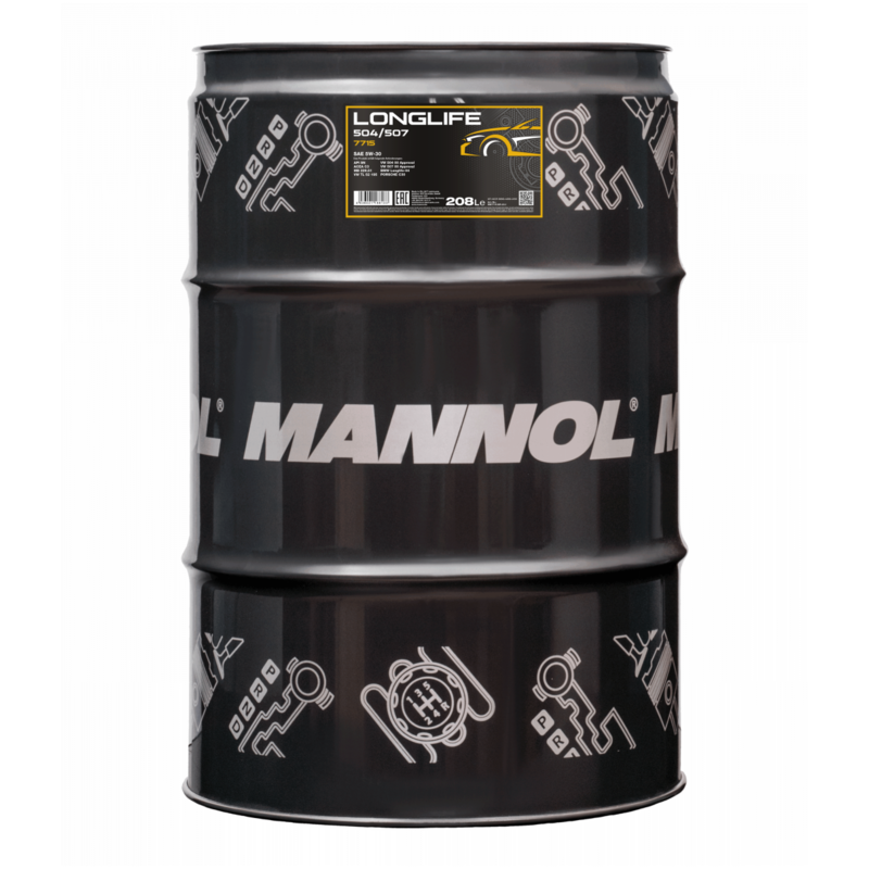 Huile Moteur Mannol 7715 Longlife 504/507 5W30 208L