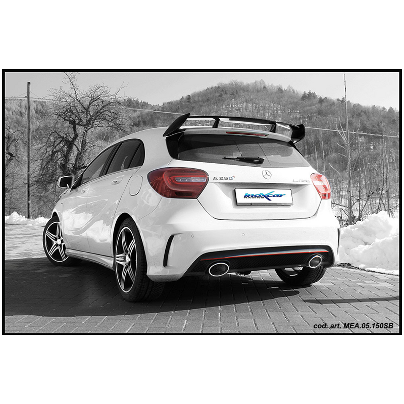 Endschalldämpfer Inoxcar  150x105mm Oval für MERCEDES-BENZ CLASSE A (W176)  A 250 (176.044) 211ps