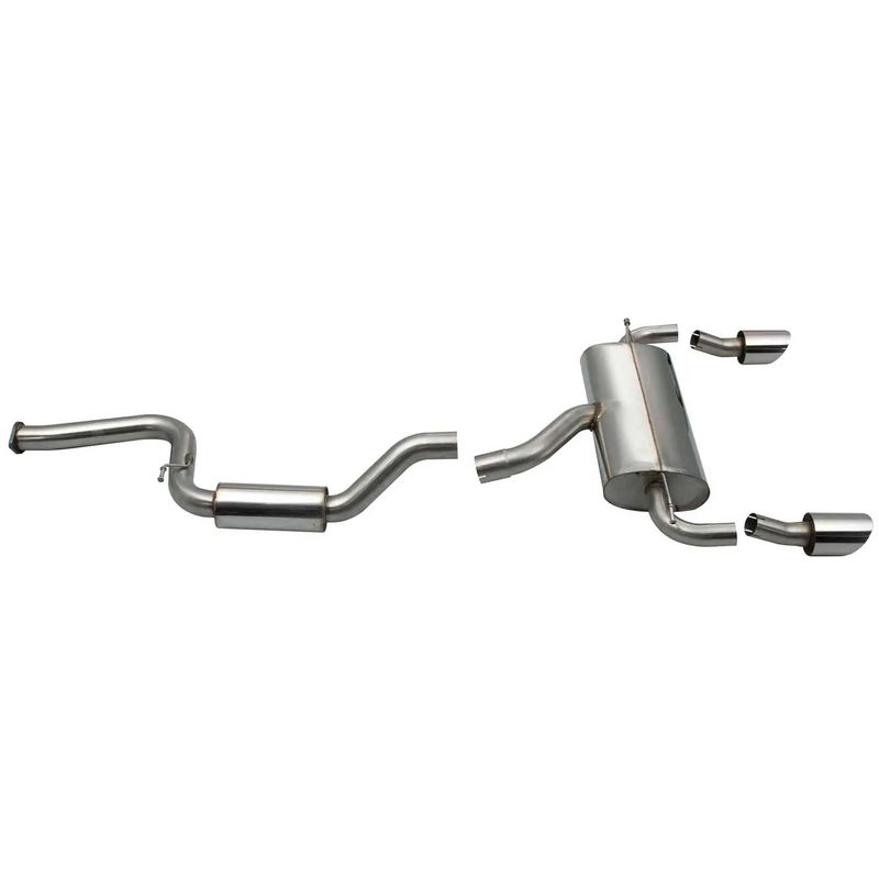 Cat-Back Milltek  3" Dual DTM für FORD FOCUS II (DA_, HCP, DP)  2.5 RS 305ps