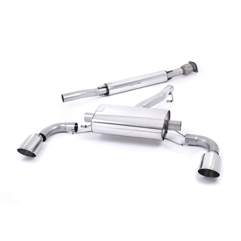 Cat-Back Milltek  63.5 Dual Polished GT-115 pour TOYOTA GR 86 Coupé (ZN8)  2.4 (ZN8BKE8) 234cv