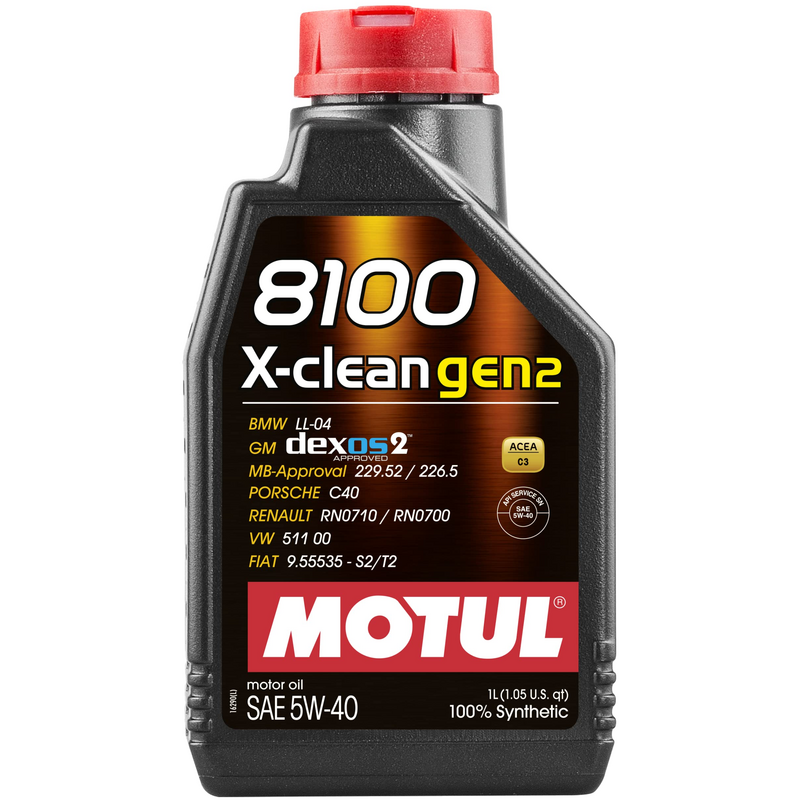 Huile Moteur Motul 8100 X-clean gen2 5W40 1L