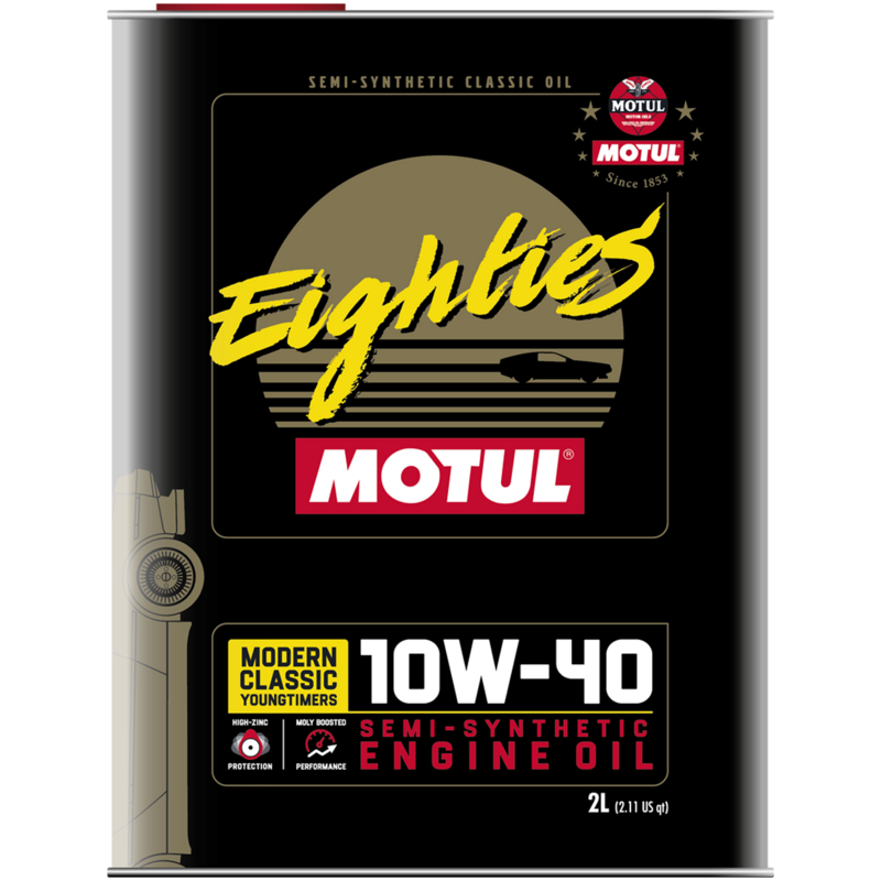 Motoröl Motul Classic Eighties 10W40 2L für MINI MINI Décapotable (R52)  One 90ps