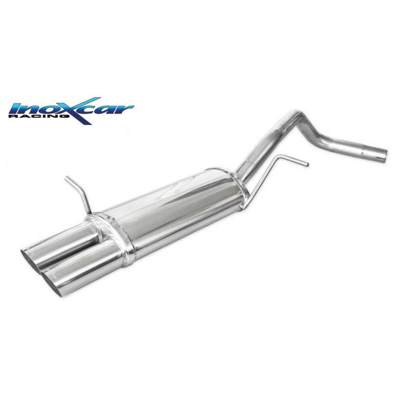 Echappement Final Inoxcar  2x70mm  Racing Angled pour VW POLO IV (9N_, 9A_)  1.4 16V 75cv