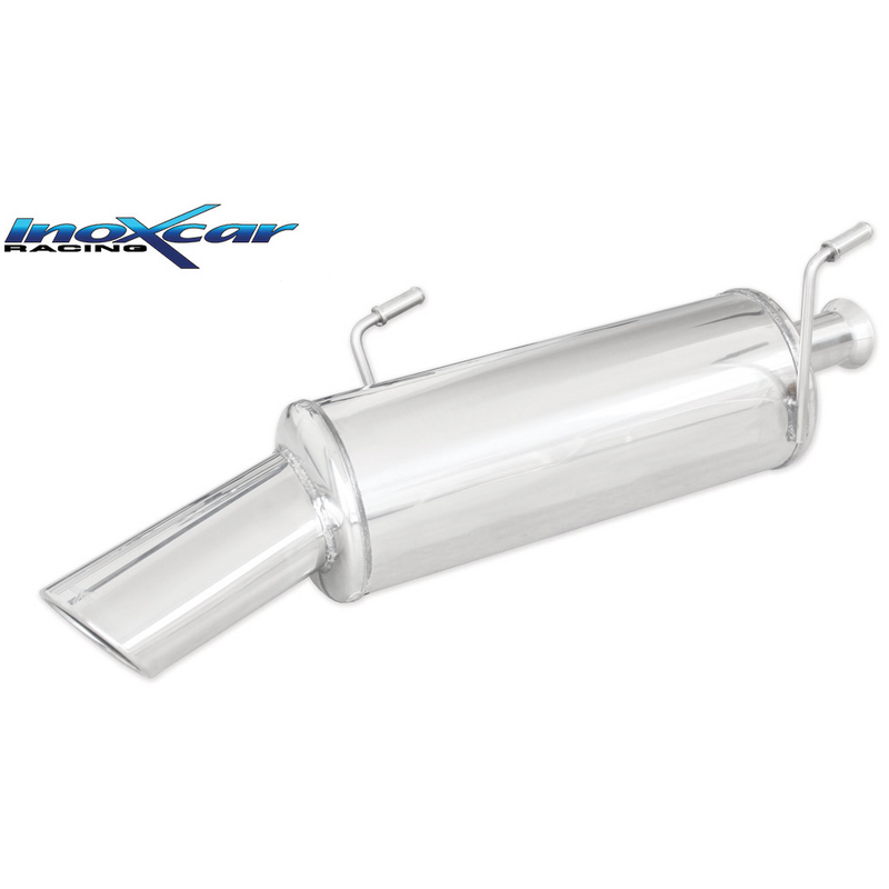 Echappement Final Inoxcar  120x80 Oval pour PEUGEOT 206 Berline bicorps trois ou cinq portes (2A/C)  2.0 S16 135cv