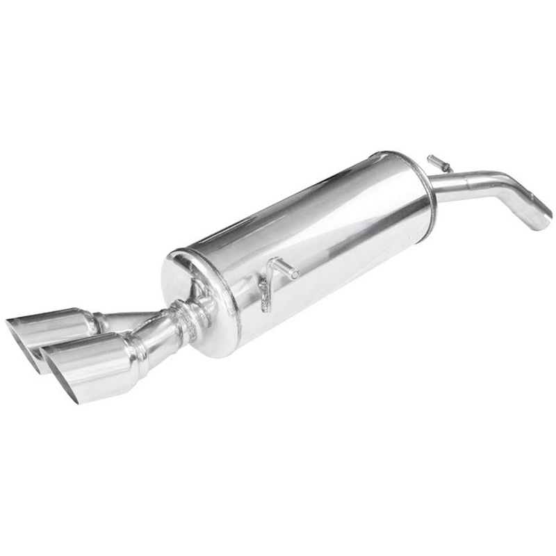 Endschalldämpfer Inoxcar  2x80mm Racing Angled für PEUGEOT 208 I (CA_, CC_)  1.6 GTi 200ps