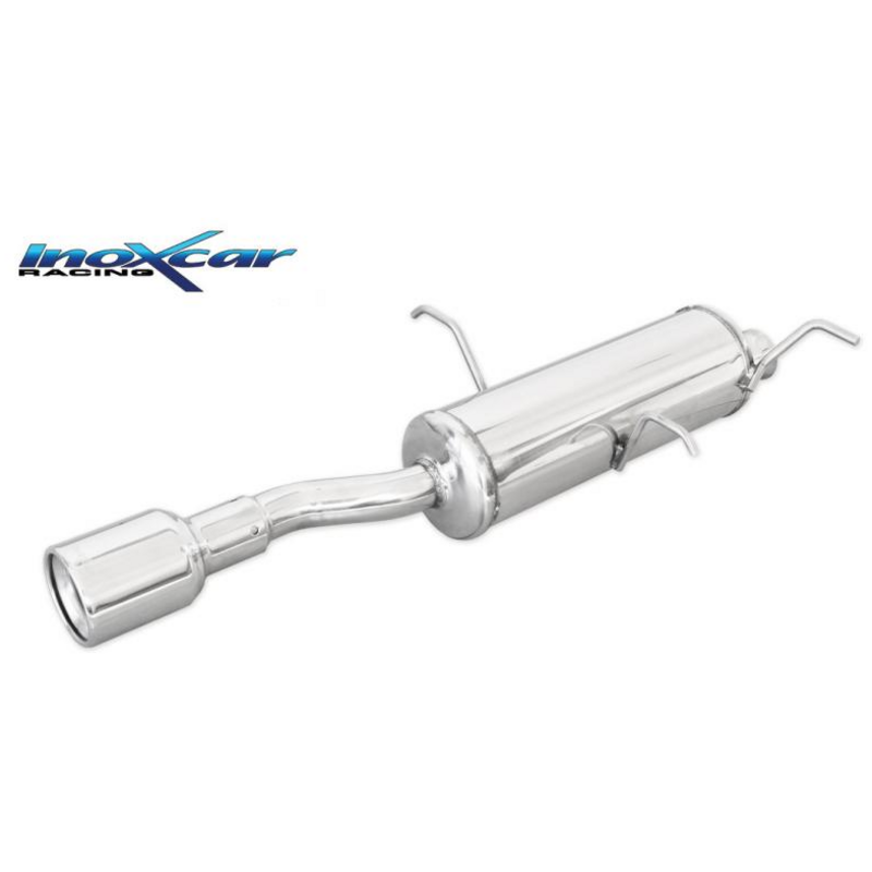 Endschalldämpfer Inoxcar  102mm Rolled für PEUGEOT 306 Décapotable (7D, N3, N5)  2.0 16V 132ps