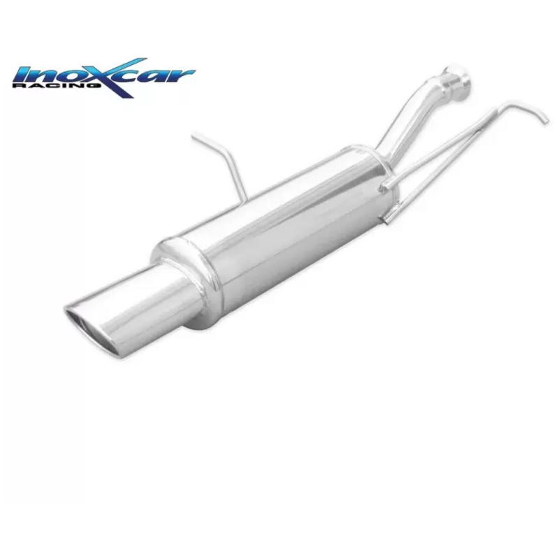 Echappement Final Inoxcar  120x80 Oval pour PEUGEOT 307 (3A/C)  1.6 HDi 110 109cv
