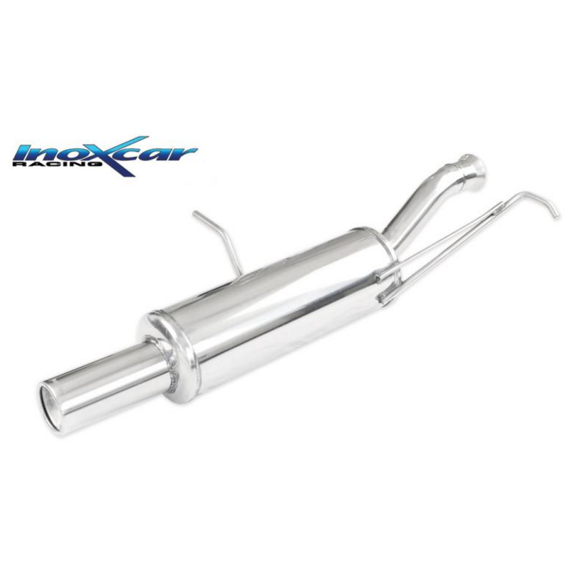Endschalldämpfer Inoxcar  80mm Rolled für PEUGEOT 307 SW (3H)  1.6 16V 109ps