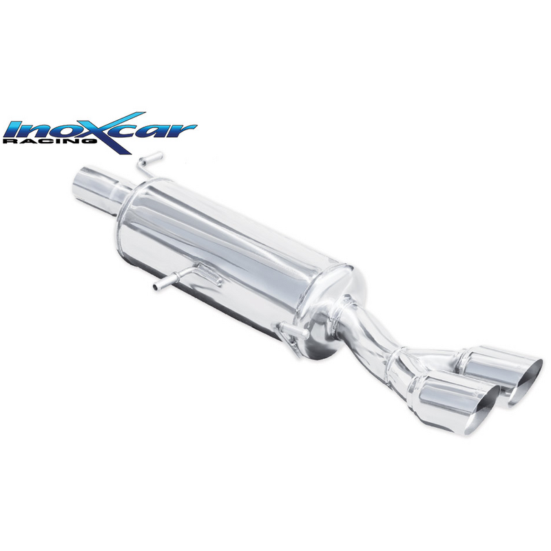 Endschalldämpfer Inoxcar  2x80mm Racing Angled für PEUGEOT 308 I (4A_, 4C_)  1.6 GTi 200ps