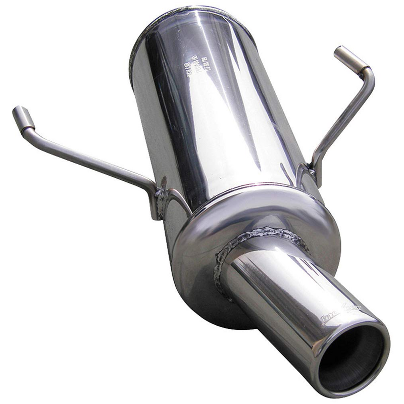 Endschalldämpfer Inoxcar  80mm Rolled für PEUGEOT 406 Break (8E/F)  2.0 Turbo 147ps