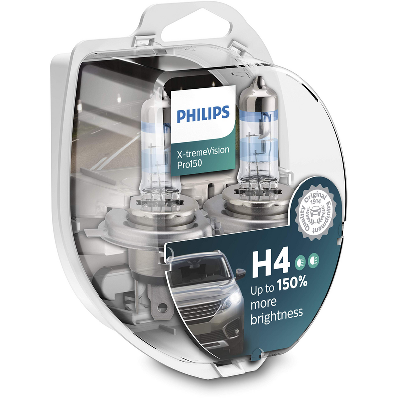 Ampoules Hallogènes Philips WhiteVision ultra H4 Duobox  pour MINI MINI (F56)  Cooper 136cv