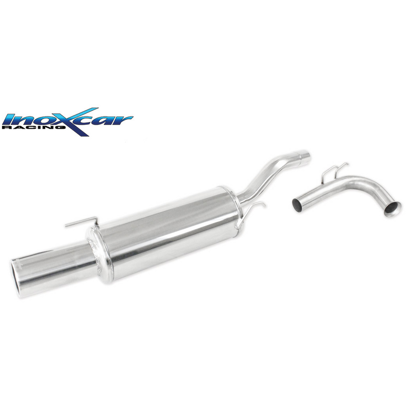 Echappement Final Inoxcar  102mm Rolled pour RENAULT CLIO I (B/C57_, 5/357_)  1.8 16V (C57D) 135cv