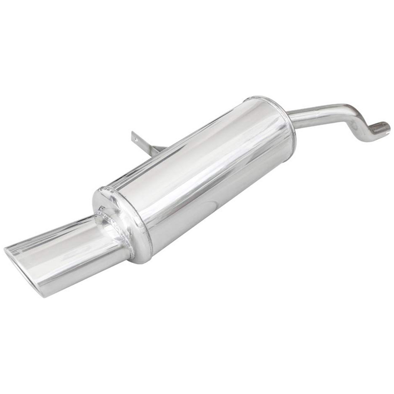Echappement Final Inoxcar  120x80 Oval pour RENAULT CLIO III (BR0/1, CR0/1)  1.2 16V (BR0P, CR0P) 101cv