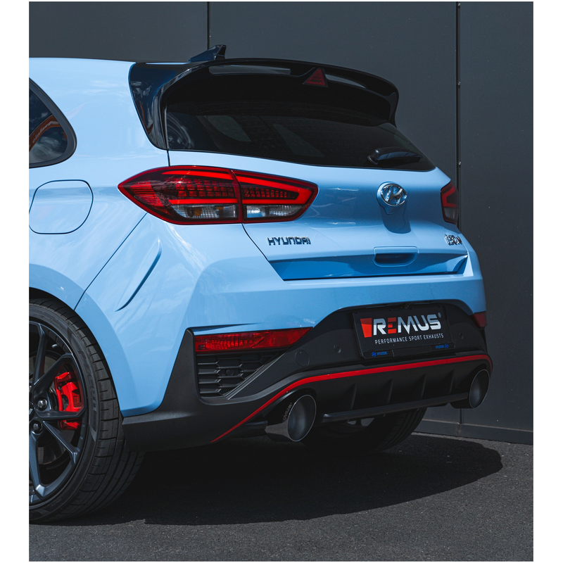 GPF-Back Remus à Clapets 3" 127mm Angled pour HYUNDAI i30 (PDE, PD, PDEN)  2.0 N 280cv