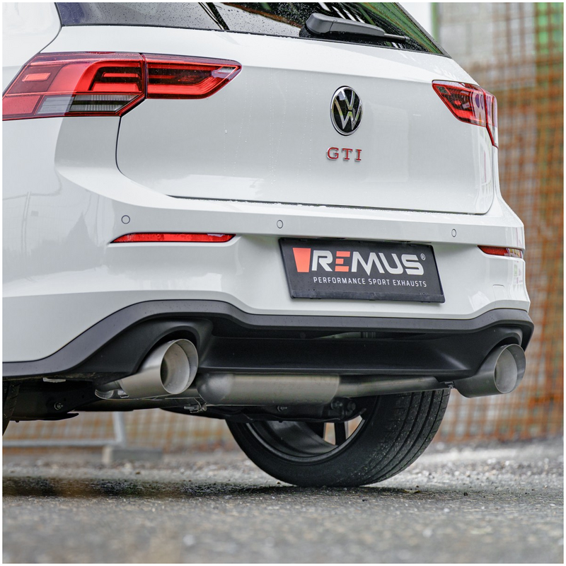 OPF-Back Remus  2.75" Chrome Angled 115mm für VW GOLF VIII (CD1, DA1)  2.0 GTI 245ps