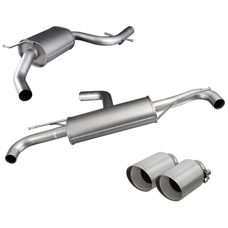 Cat-Back Remus  Straight Cut 102mm pour VW GOLF VI (5K1)  2.0 GTi 235cv