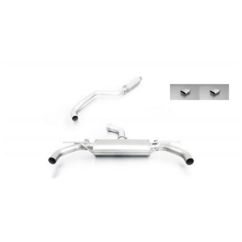Cat-Back Remus  2.75" 142x72 mm für SEAT LEON (5F1)  2.0 Cupra 300ps