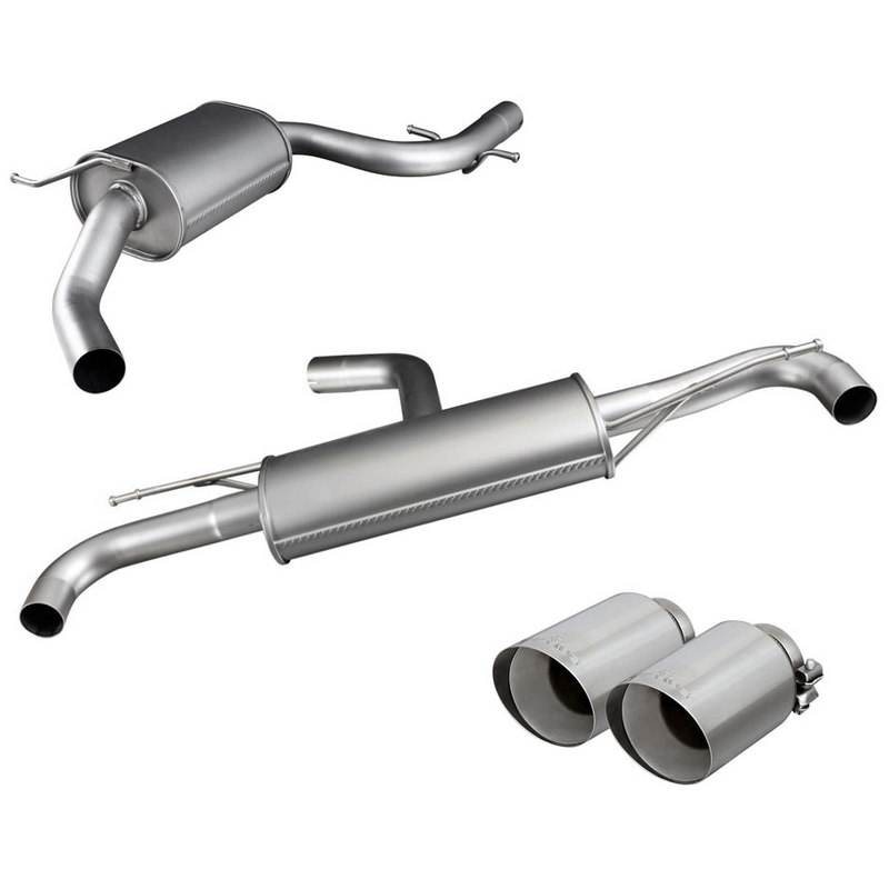 Cat-Back Remus  102mm Angled pour VW GOLF VI (5K1)  2.0 GTi 210cv