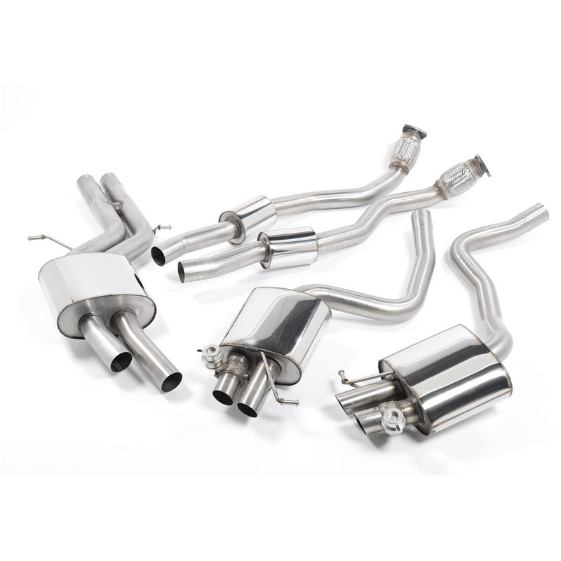 Cat-Back Milltek  2.35" (Sorties d'origine) pour AUDI A5 (8T3)  RS5 quattro 450cv