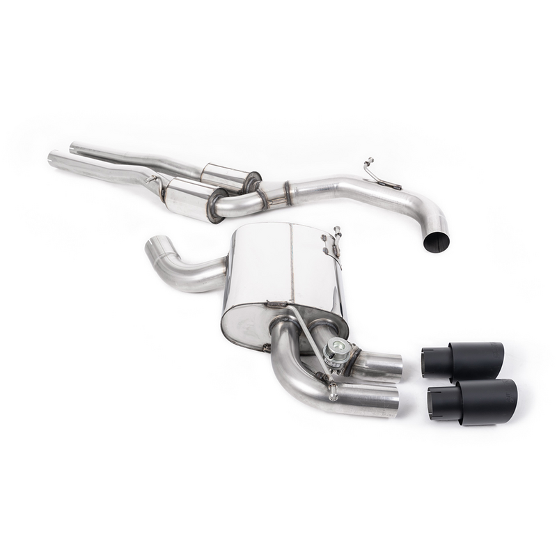 Cat-Back Milltek  3" Twin 90mm GT90 pour AUDI A3 Sportback (8PA)  RS3 quattro 340cv