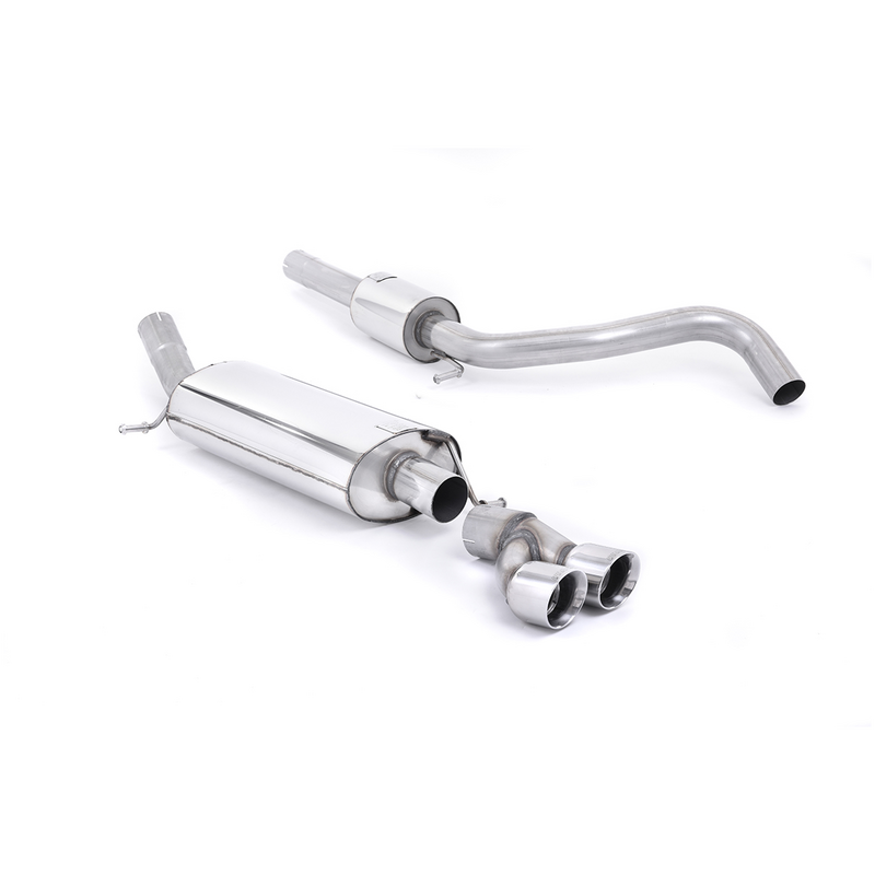 Cat-Back Milltek  63.5 Twin 80mm GT80 pour AUDI A1 (8X1, 8XK)  1.4 TFSI 185cv