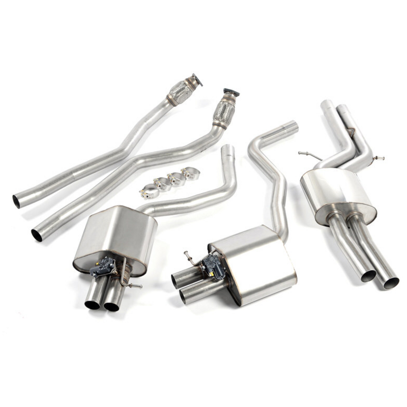 Catback Milltek Resonated 2.75" (Sorties d'origine) pour AUDI A6 C7 Avant (4G5, 4GD)  RS6 performance quattro 605cv