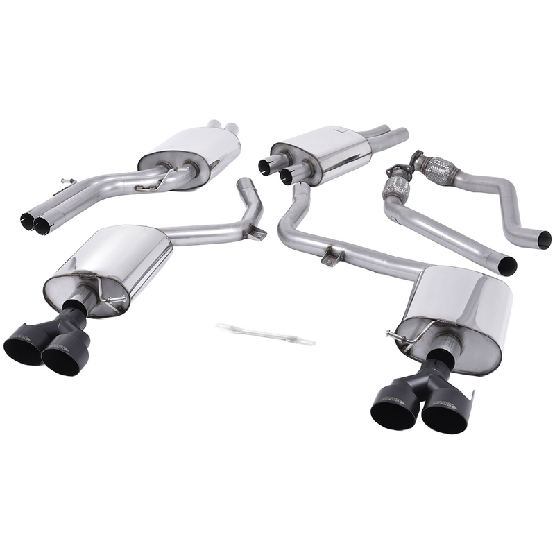 Cat-Back Milltek  60.3 GT100B GT100B pour AUDI A4 B8 (8K2)  S4 quattro 333cv