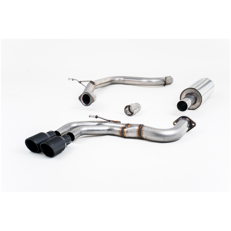 Cat-Back Milltek  2.75" Twin Cerakote Black GT-80