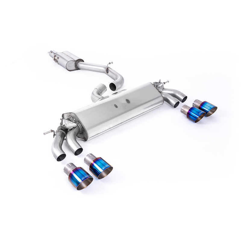 GPF-Back Milltek  3" Quad 100mm GT100