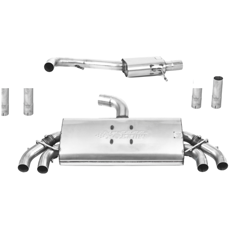 GPF-Back Milltek  3" pour AUDI A3 Limousine (8VS, 8VM)  S3 quattro 300cv
