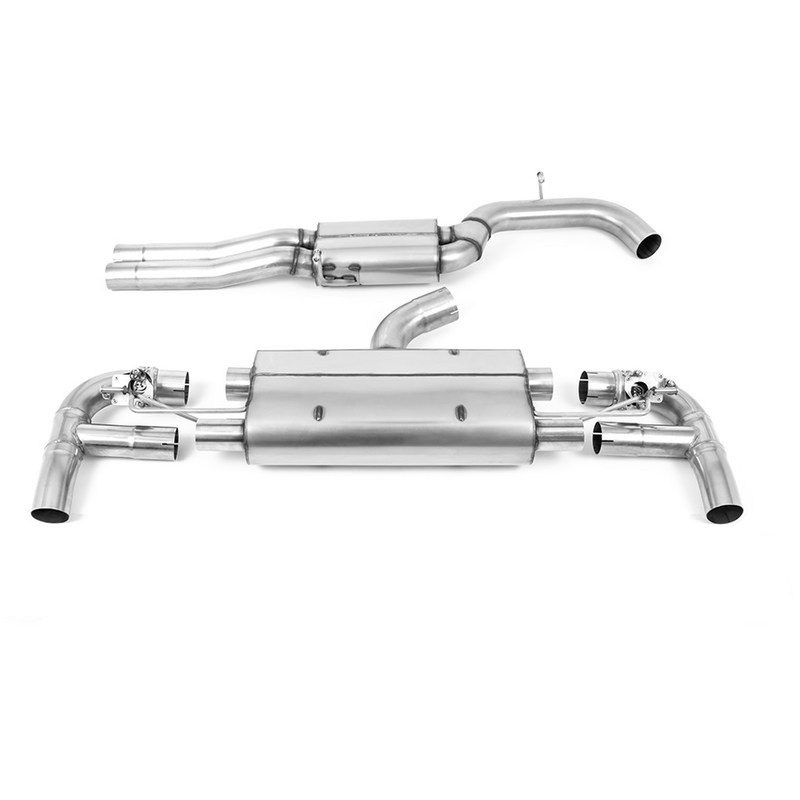 GPF-Back Milltek  3.15" Polished Trims pour AUDI A3 Sportback (8VA, 8VF)  RS3 quattro 400cv