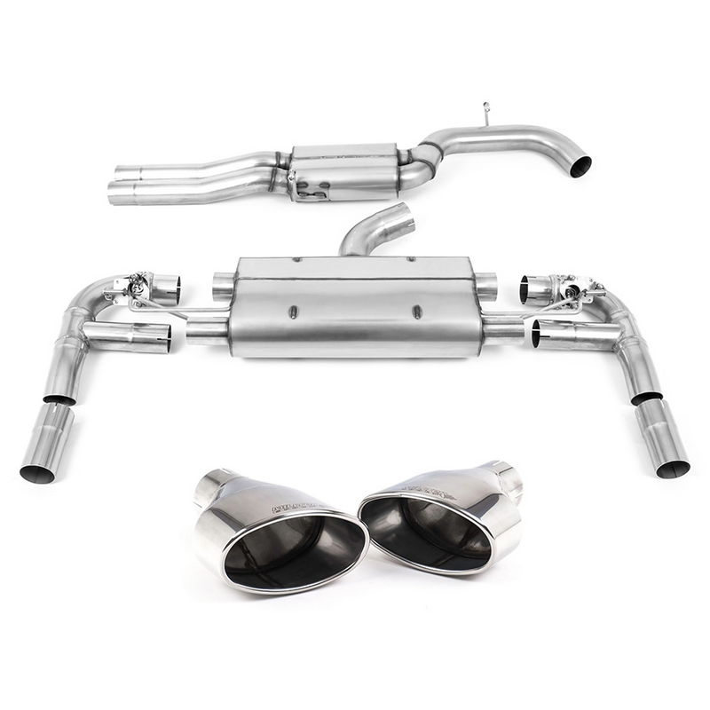 Cat-Back Milltek  3.15" Polished Trims