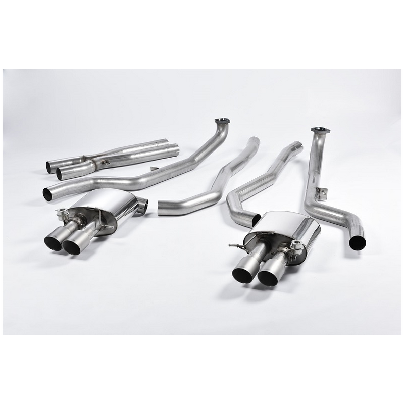 Cat-Back Milltek  3" Quad 90mm GT90