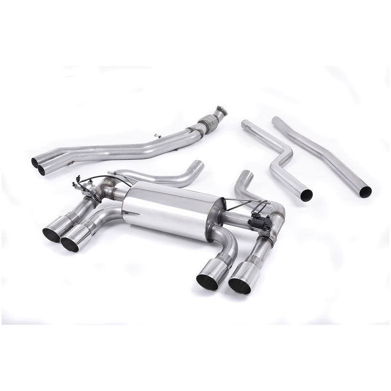 Cat-Back Milltek  3" Quad 90mm GT90