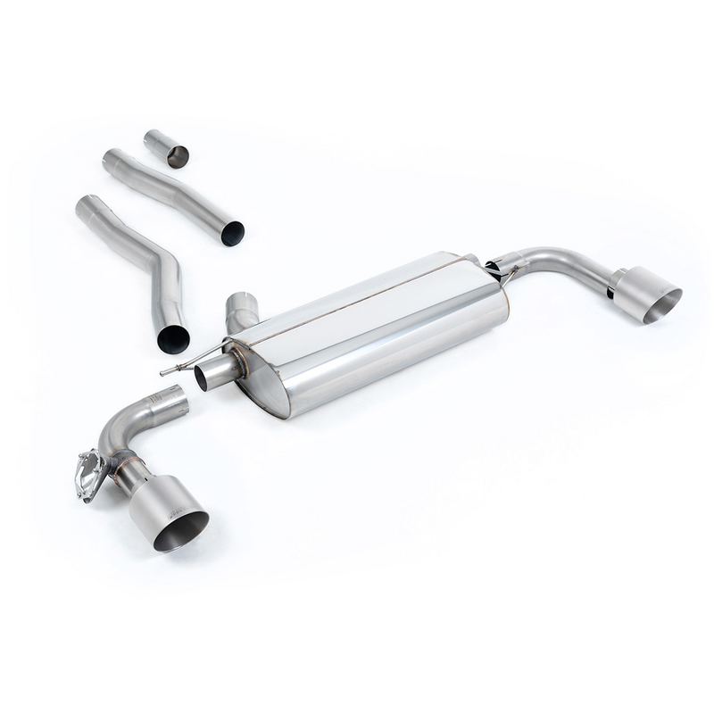 GPF-Back Milltek  3" Brushed Titanium GT-115 pour BMW 1 (F40)  128 ti 265cv