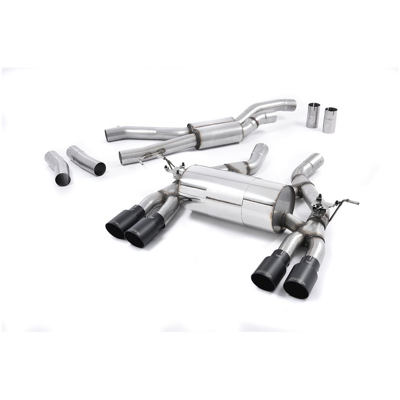Cat-Back Milltek  2.75" Quad 90mm GT90 pour BMW 4 Coupé (F32, F82)  M4 Competition 450cv