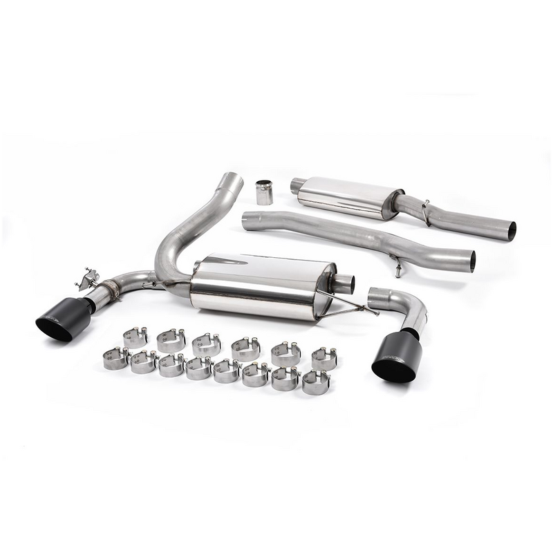 Cat-Back Milltek  3" Dual Cerakote Black GT-115 für FORD FOCUS III  2.3 RS AWD 350ps